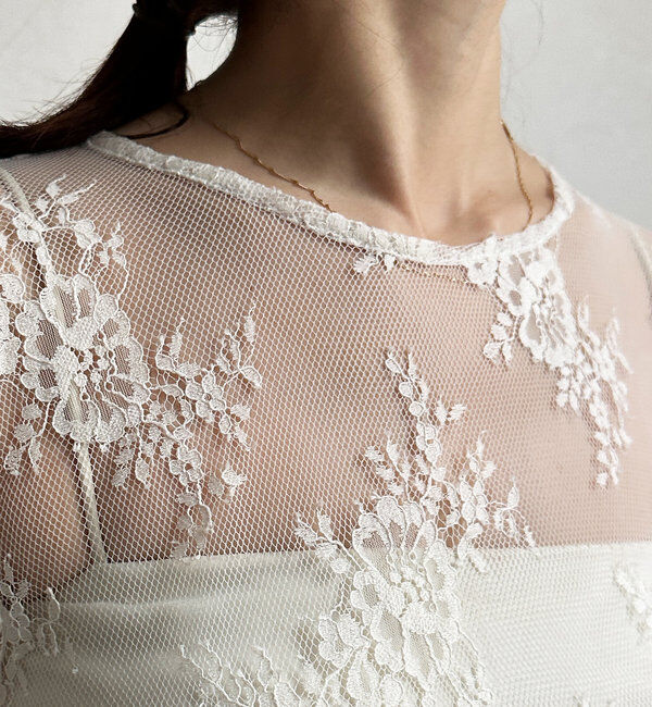  「レースフレアブラウス」|シャツ・ブラウス|