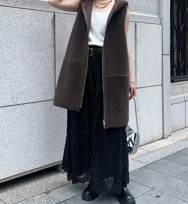  「スカラレースフレアスカート」|スカート|