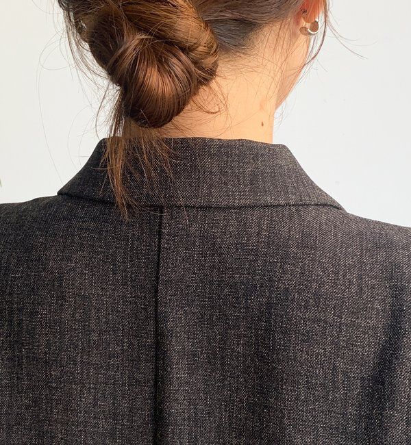  「シャンブレーダブルジャケット」|テーラードジャケット|