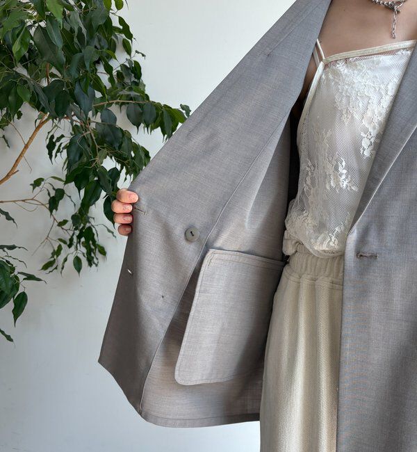  「ダブルブレストジャケット」|テーラードジャケット|