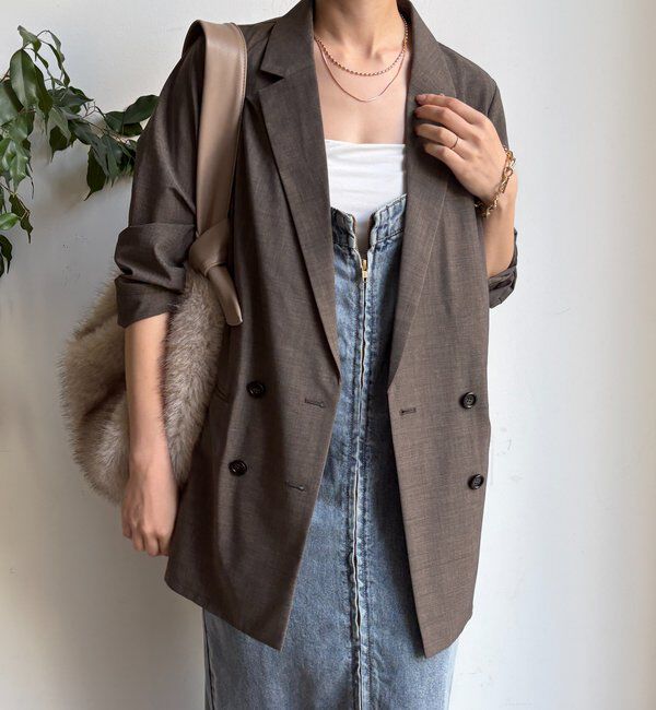  「ダブルブレストジャケット」|テーラードジャケット|