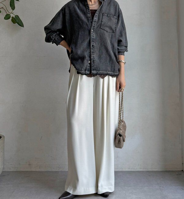  「リヨセルデニムシャツ」|シャツ・ブラウス|