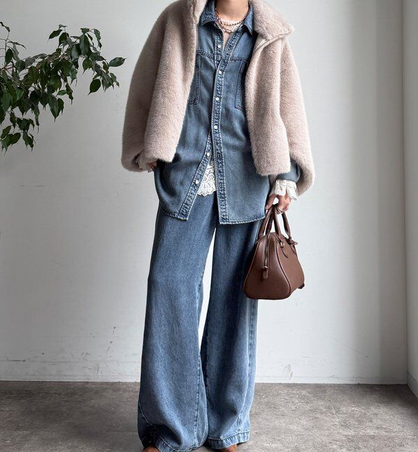  「フェイクファーリバーシブルコート」|その他|