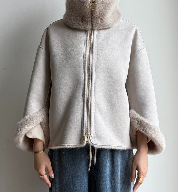  「フェイクファーリバーシブルコート」|その他|