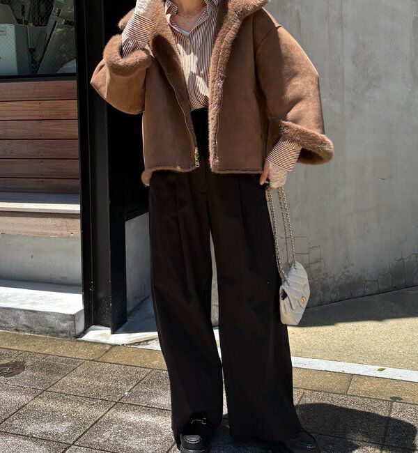  「フェイクファーリバーシブルコート」|その他|