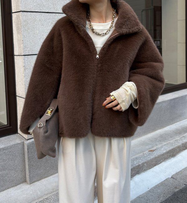  「フェイクファーリバーシブルコート」|その他|