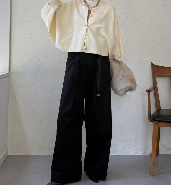  「【WEB限定】ケープアンサンブルニット」|ニット・セーター|