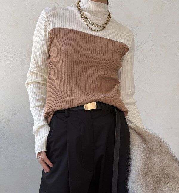  「【WEB限定】ケープアンサンブルニット」|ニット・セーター|