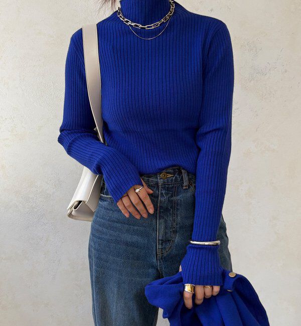  「【WEB限定】ケープアンサンブルニット」|ニット・セーター|