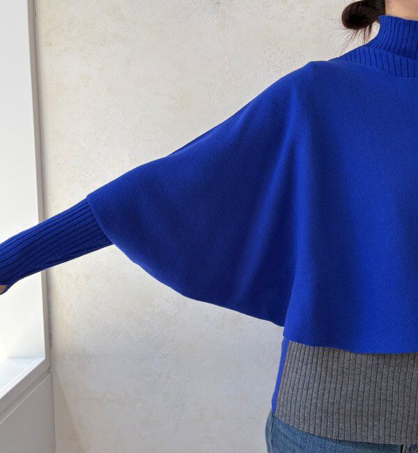  「【WEB限定】ケープアンサンブルニット」|ニット・セーター|