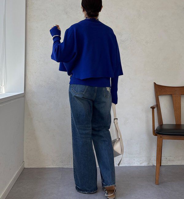  「【WEB限定】ケープアンサンブルニット」|ニット・セーター|