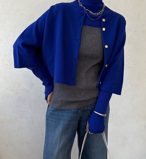  「【WEB限定】ケープアンサンブルニット」|ニット・セーター|