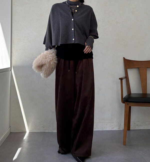  「【WEB限定】ケープアンサンブルニット」|ニット・セーター|