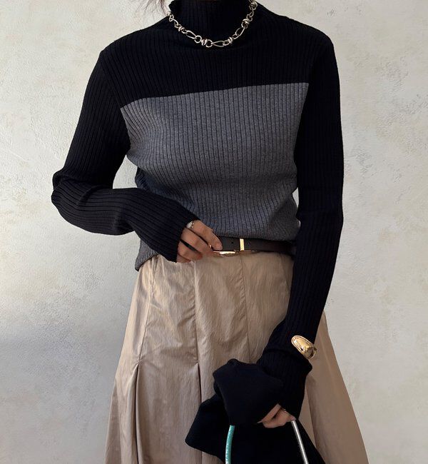  「【WEB限定】ケープアンサンブルニット」|ニット・セーター|