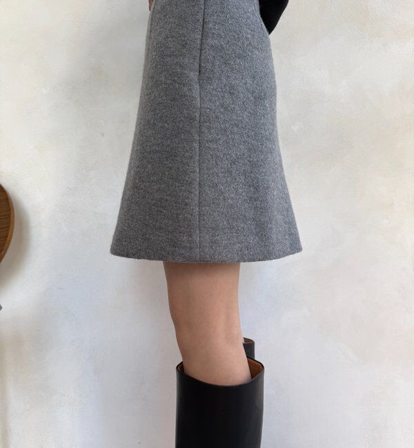  「ブークレーウールミニスカート」|スカート|