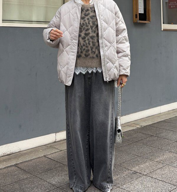  「ストレッチタフタ袖リブショートダウン」|その他|