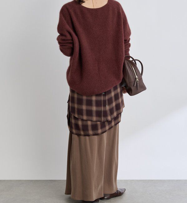  「ウォッシュドチェックワイドシャツ」|シャツ・ブラウス|