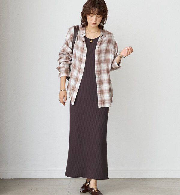  「ウォッシュドチェックワイドシャツ」|シャツ・ブラウス|