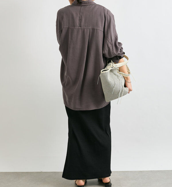  「【セットアップ可】ガーメントダイワイドシャツ」|シャツ・ブラウス|