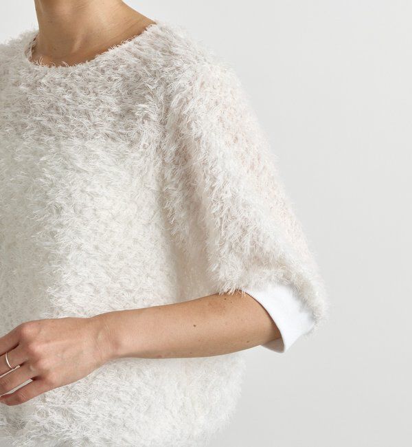  「【着映え】リブ付きフリンジブラウス」|シャツ・ブラウス|