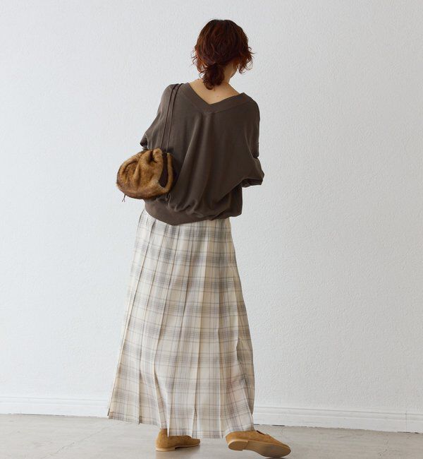  「シアーチェックプリーツスカート」|スカート|