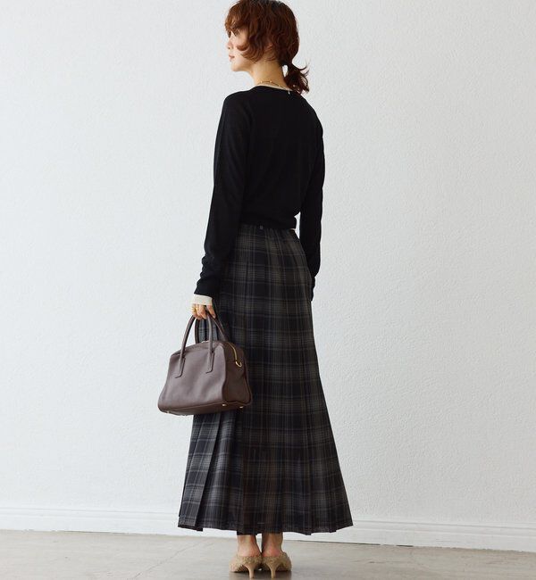  「シアーチェックプリーツスカート」|スカート|