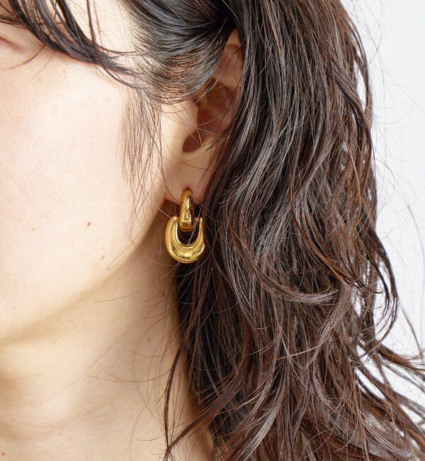  「【R.good(アールドットグッド)】コンビモチーフピアス」|ブローチ・コサージュ|