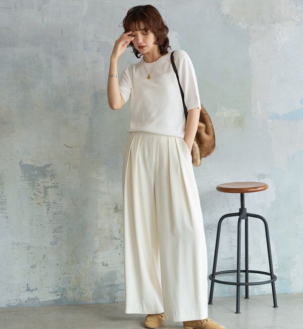  「【接触冷感】ゴブソデニットTee」|ニット・セーター|