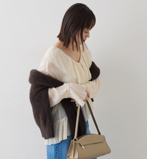  「【着映え◎】ヨウリュウラッフルブラウス」|シャツ・ブラウス|