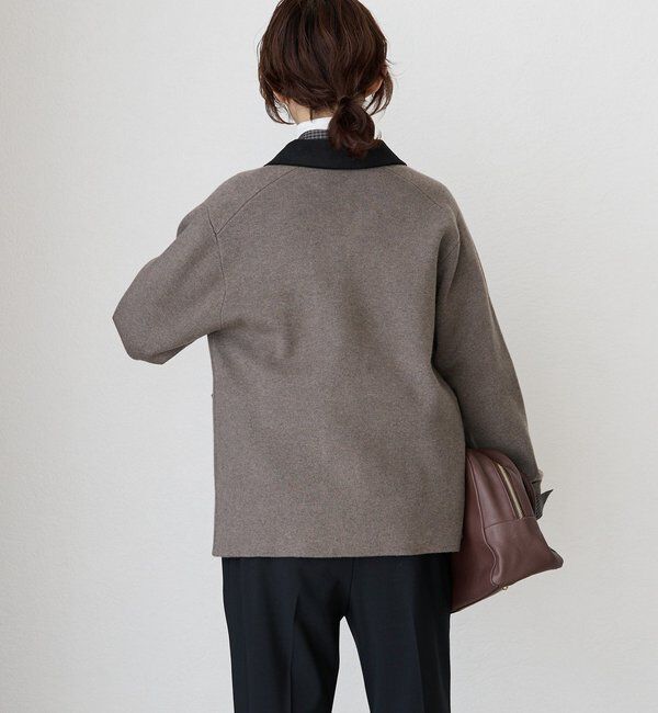  「ニットハンティングジャケット」|カーディガン|