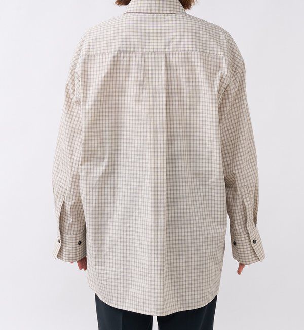  「【着こなしのアクセントに】ヴィンテージライクコットンチェックシャツ」|シャツ・ブラウス|