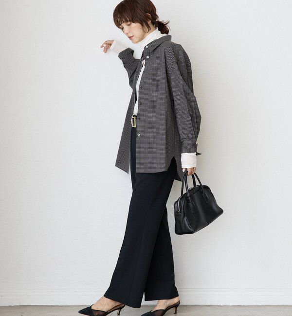  「【着こなしのアクセントに】ヴィンテージライクコットンチェックシャツ」|シャツ・ブラウス|