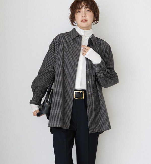  「【着こなしのアクセントに】ヴィンテージライクコットンチェックシャツ」|シャツ・ブラウス|