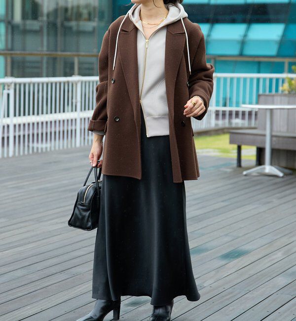  「【リラクシーな履き心地】ヴィンテージサテンバイアススカート」|スカート|