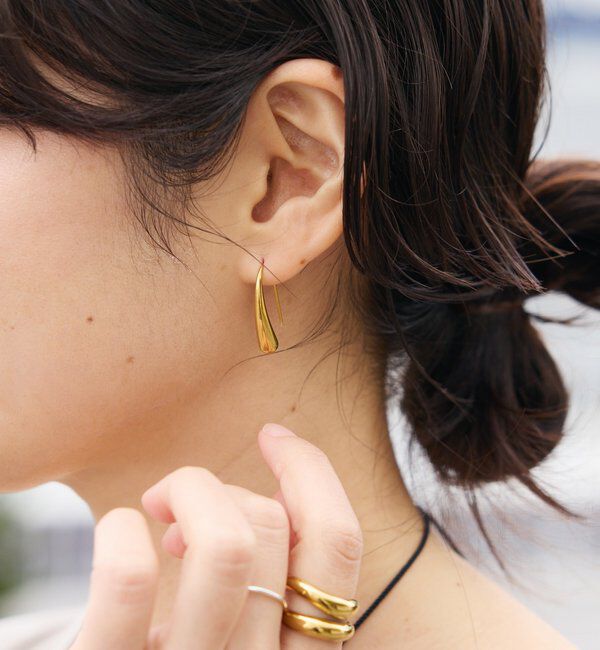  「予約【R.good（アールドットグッド）】ドロップピアス」|ピアス|ゴールド