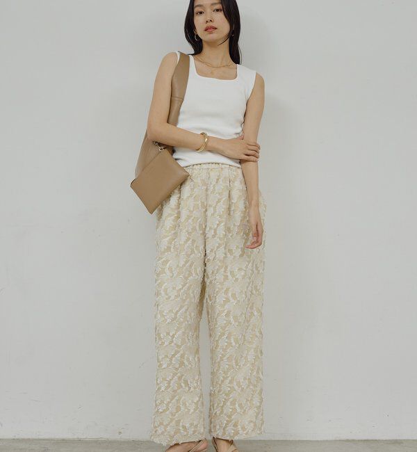  「スクエアネックタンク」|ニット・セーター|