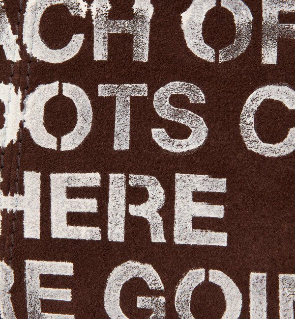  「ステンシルデザインスエードショルダーバッグ」|ショルダー・メッセンジャー|