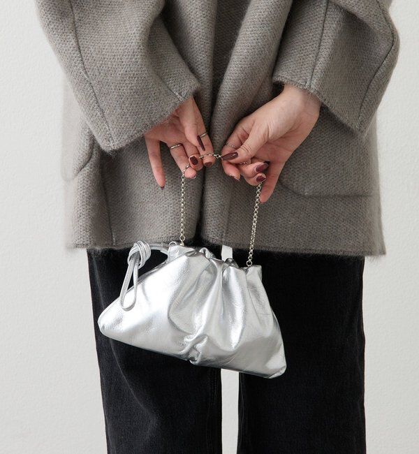  「レザー巾着4WAYミニショルダーバッグ」|ショルダー・メッセンジャー|