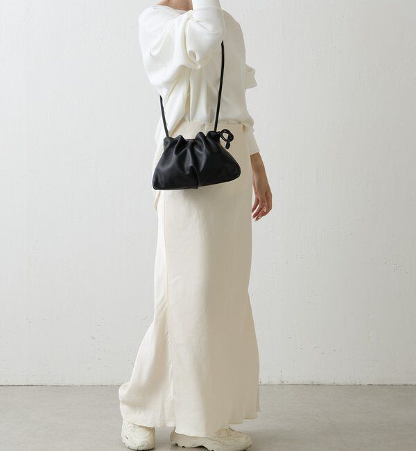  「レザー巾着4WAYミニショルダーバッグ」|ショルダー・メッセンジャー|