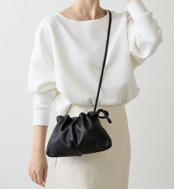  「レザー巾着4WAYミニショルダーバッグ」|ショルダー・メッセンジャー|