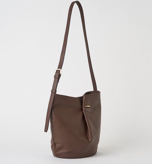  「ツイードスカーフ付きレザー2WAYショルダーバッグ」|ショルダー・メッセンジャー|