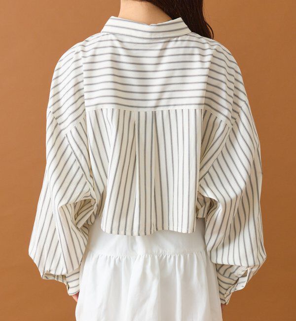 「ストライプショートシャツ」|シャツ・ブラウス|