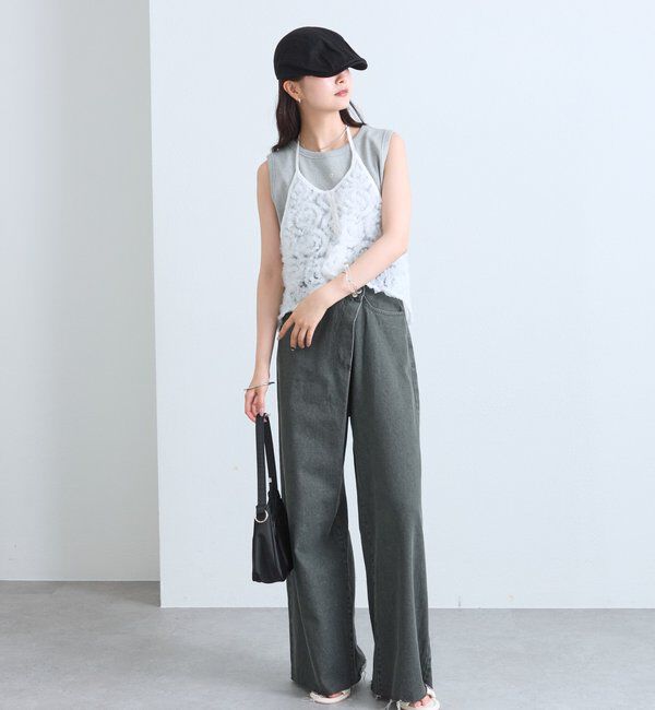  「チュールフラワービスチェ」|シャツ・ブラウス|