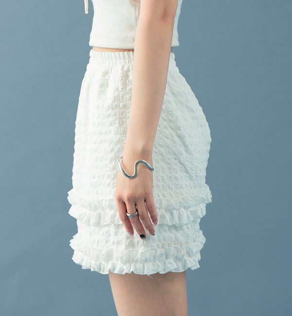  「ティアードミニスカート」|スカート|