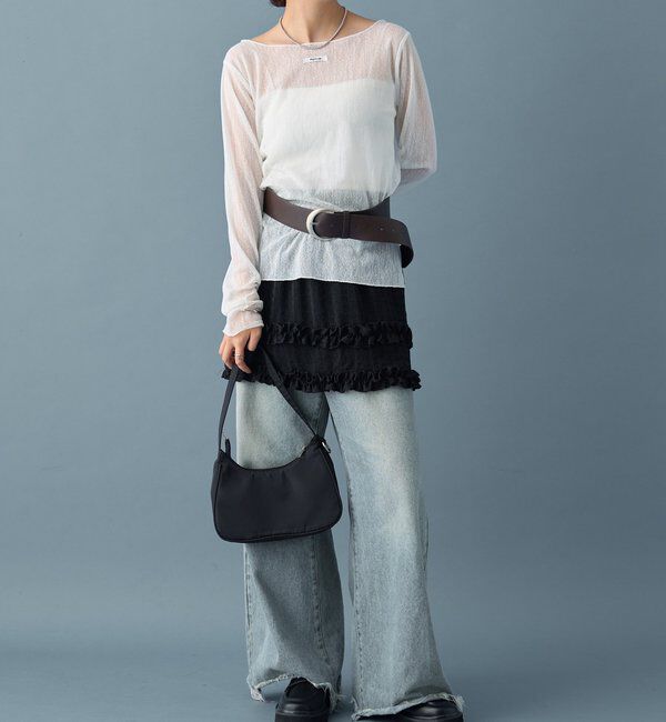  「ティアードミニスカート」|スカート|