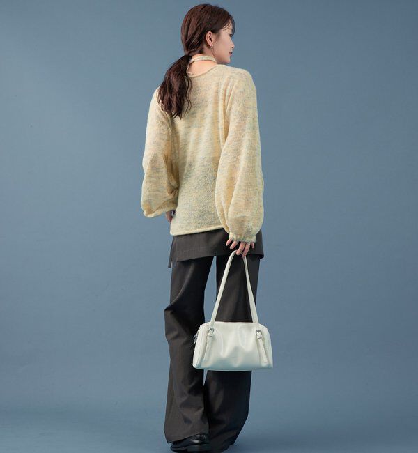  「MIXシアーボートニット」|ニット・セーター|