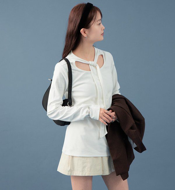  「ボウタイカットソー」|Tシャツ・カットソー|