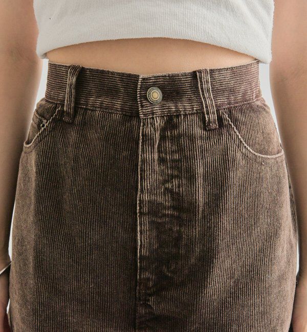  「レイヤードコーデュロイパンツ」|チノ|