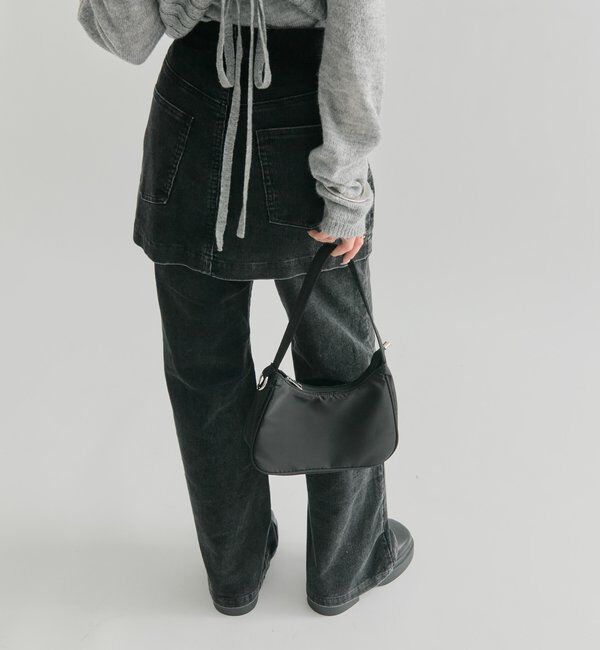  「レイヤードコーデュロイパンツ」|チノ|