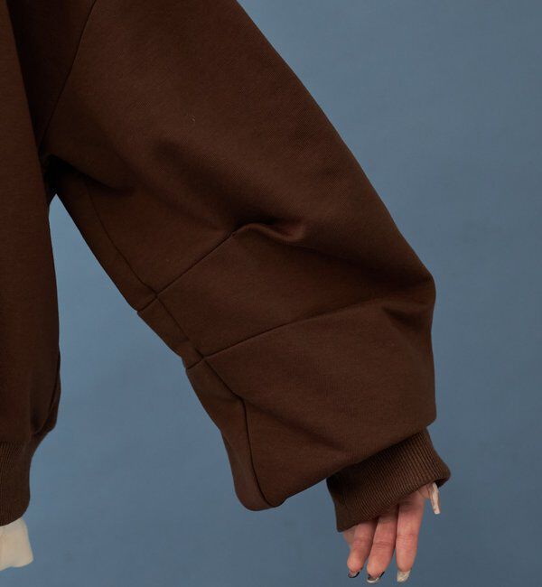  「フーディーオフショルスウェット」|パーカー|